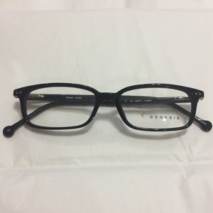 Men’s Genesis Black Plastic Eyeglass